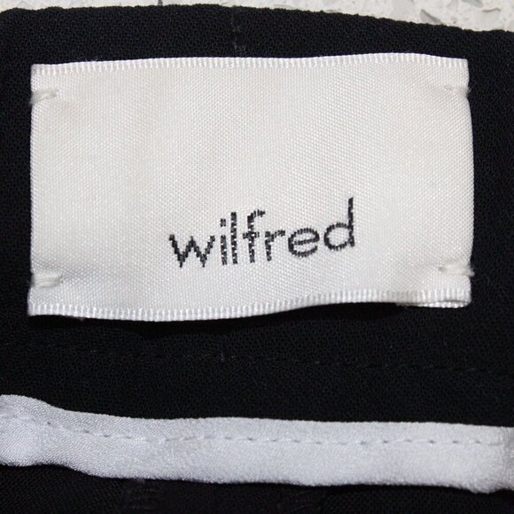 Aritzia Wilfred Black Crop Trousers Size 2 - Picture 4 of 5